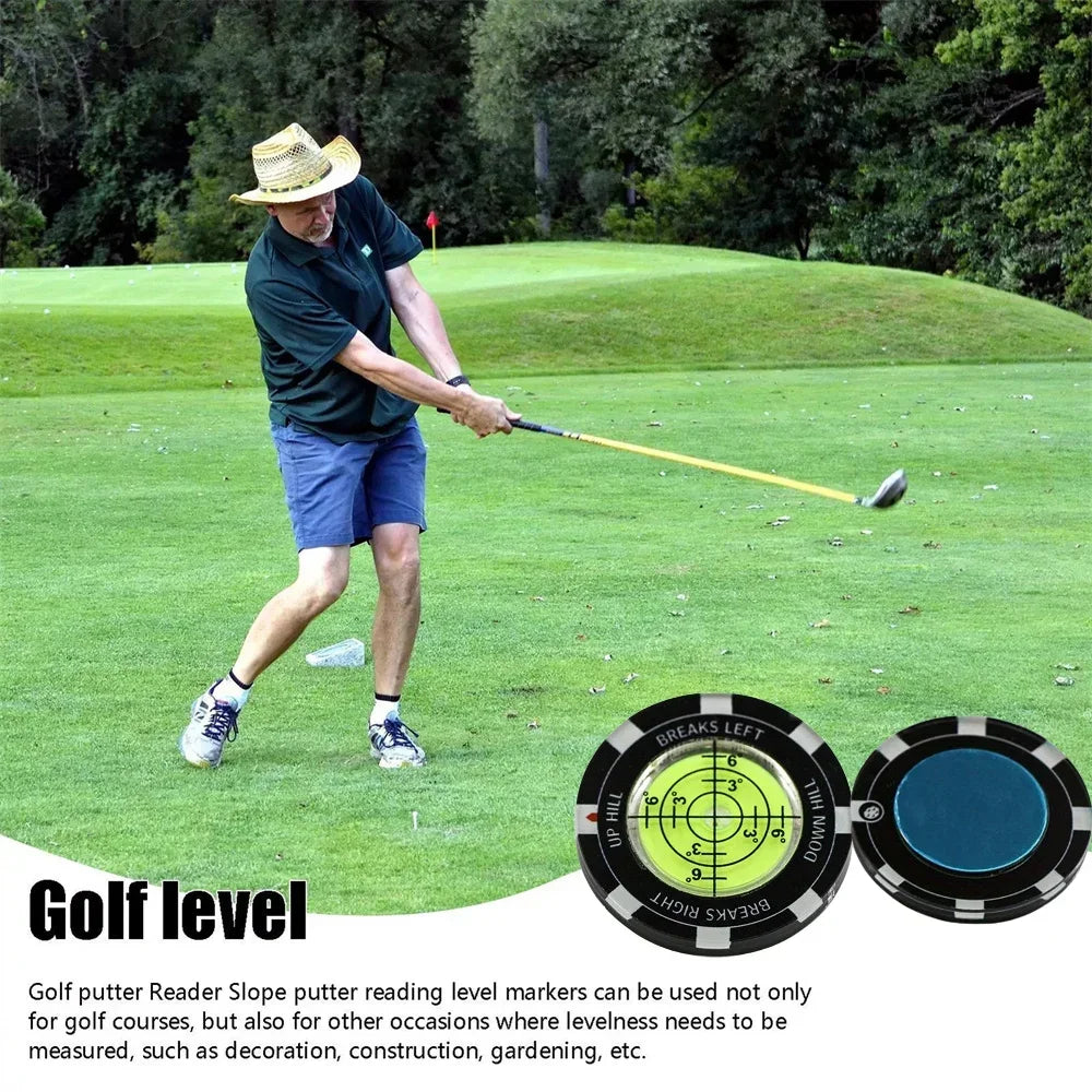 Round Green Reader Golfing Putting Aid Golf Slope