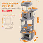 Large Cat Tree And Tower With Scratching Posts