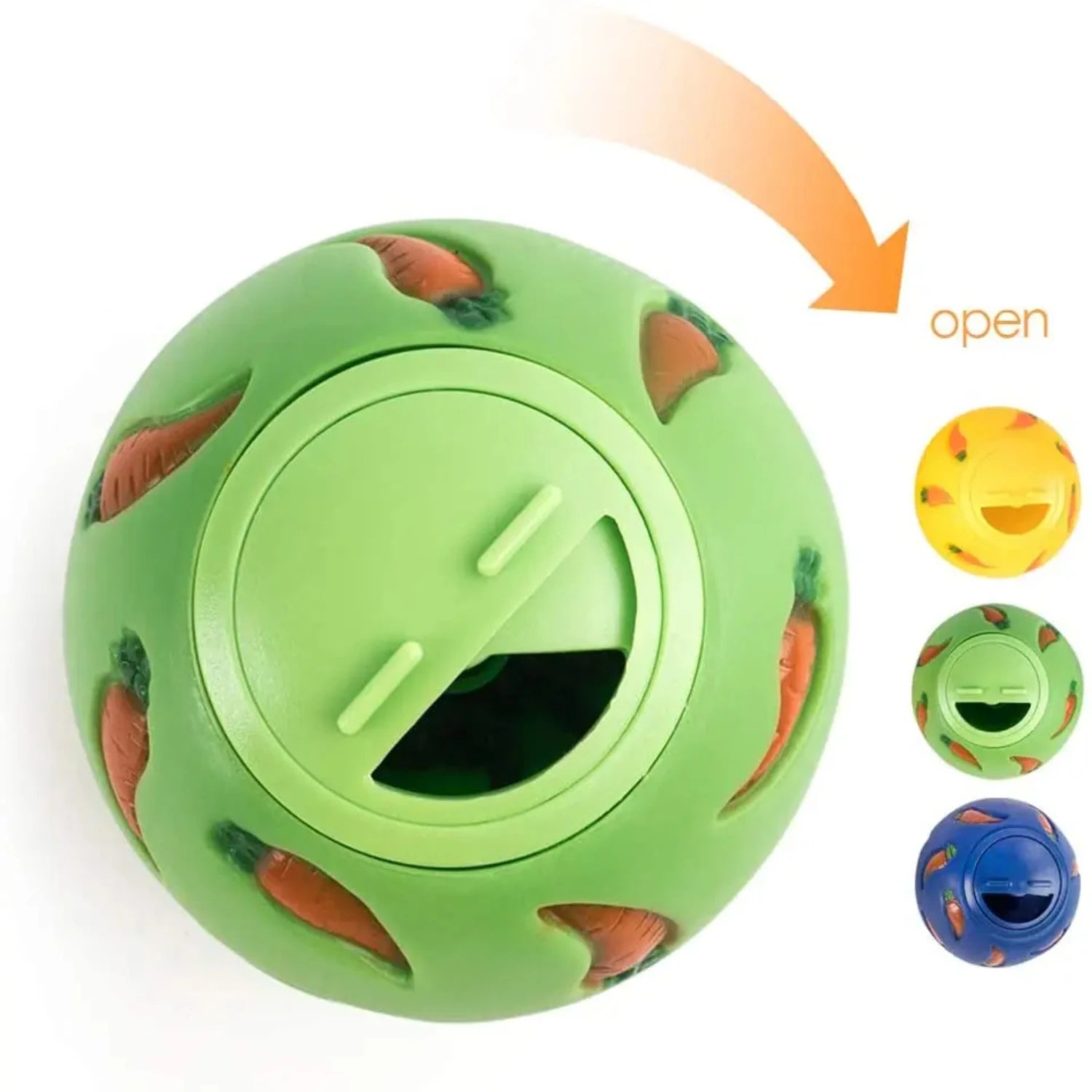 1pcs Rabbit Treat Ball Pet Slow Feeder Interactive
