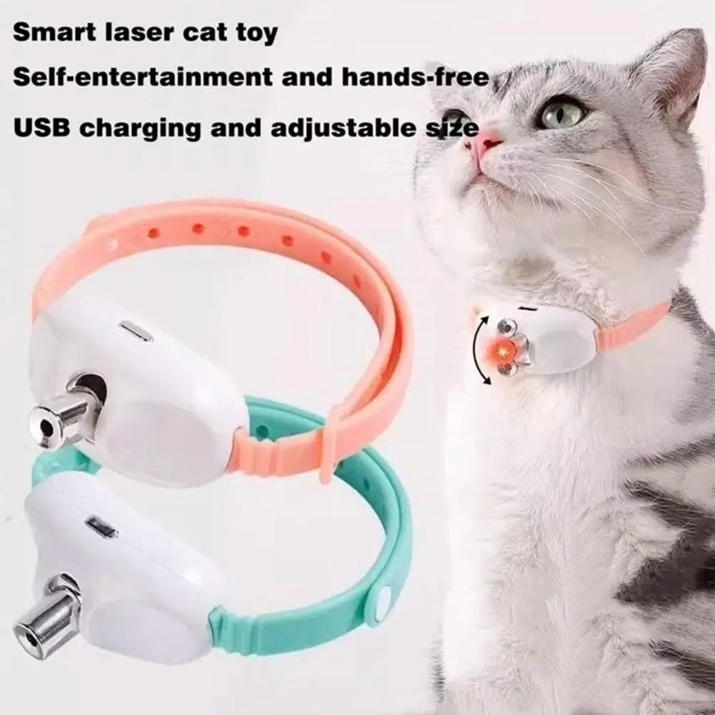 Laser Light Cat Collar Interactive Toy
