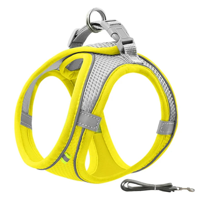 Dog Cat Harness/Vest Reflective Breathable Adjustable