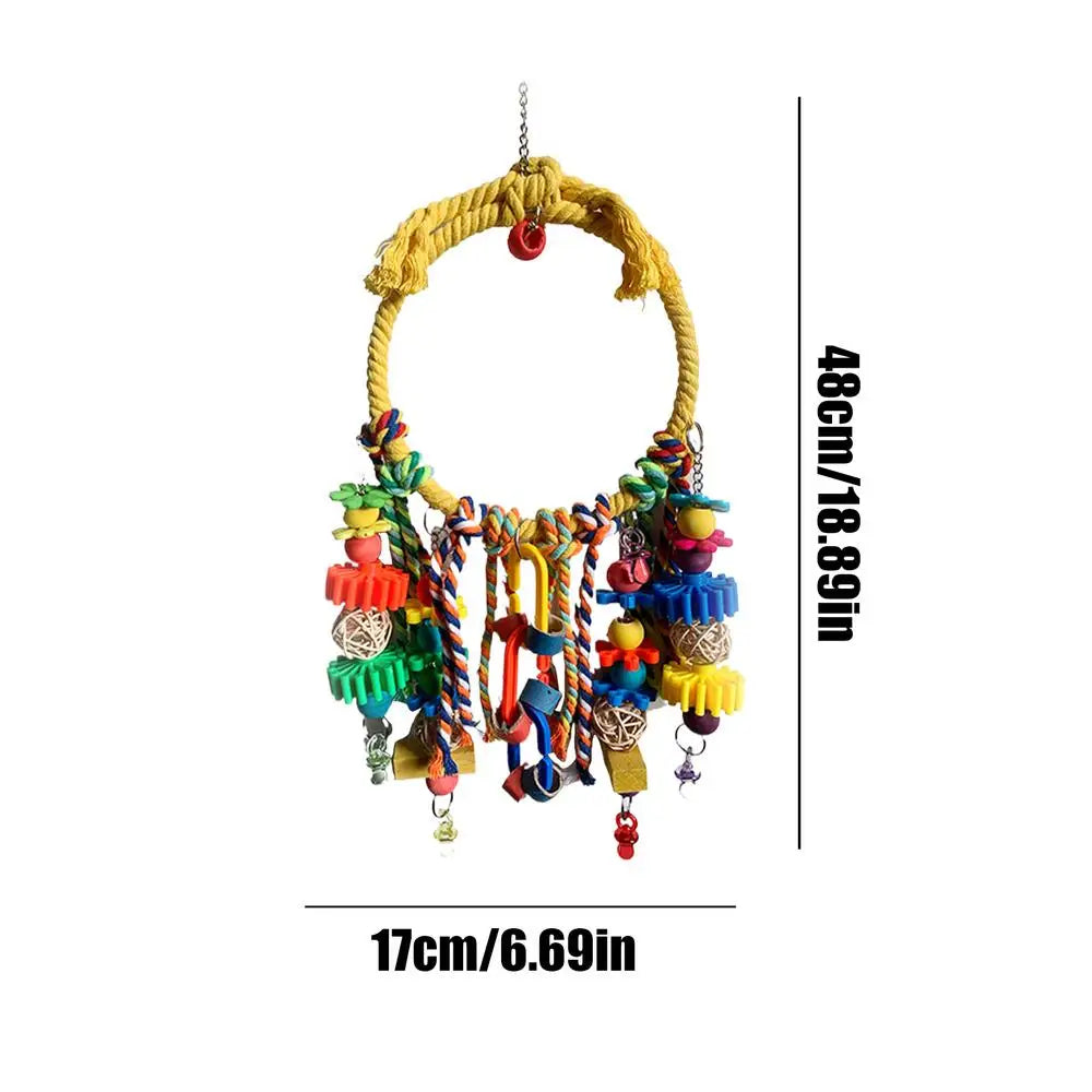 Bird Swing  Interactive Games For Climbing Chewing Exercise