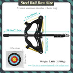Hunting Steel Ball Bow High Power Slingshot Shooting