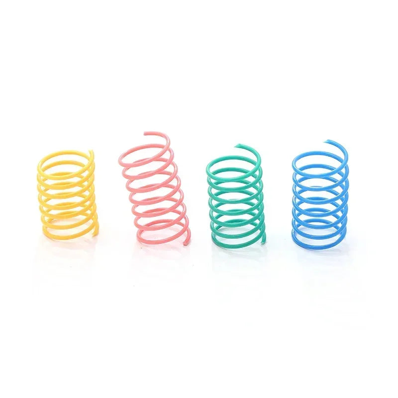 20pcs Cat Spring Coil Spiral Kitten Interactive Toys