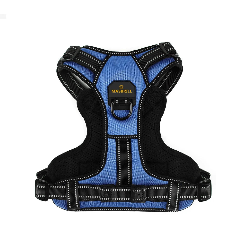 Dog Harness Adjustable Reflective Vest Easy Control