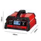 Auto DC12V 24V Battery Charger Smart LCD Display