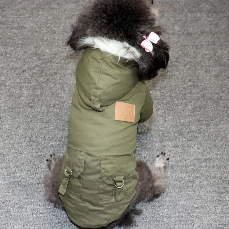 Coat Warm Hooded Jacket For Small Medium Dogs
