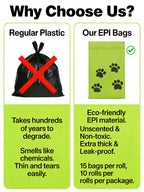 Eco-Friendly Dog Poop Bags Leak-Proof