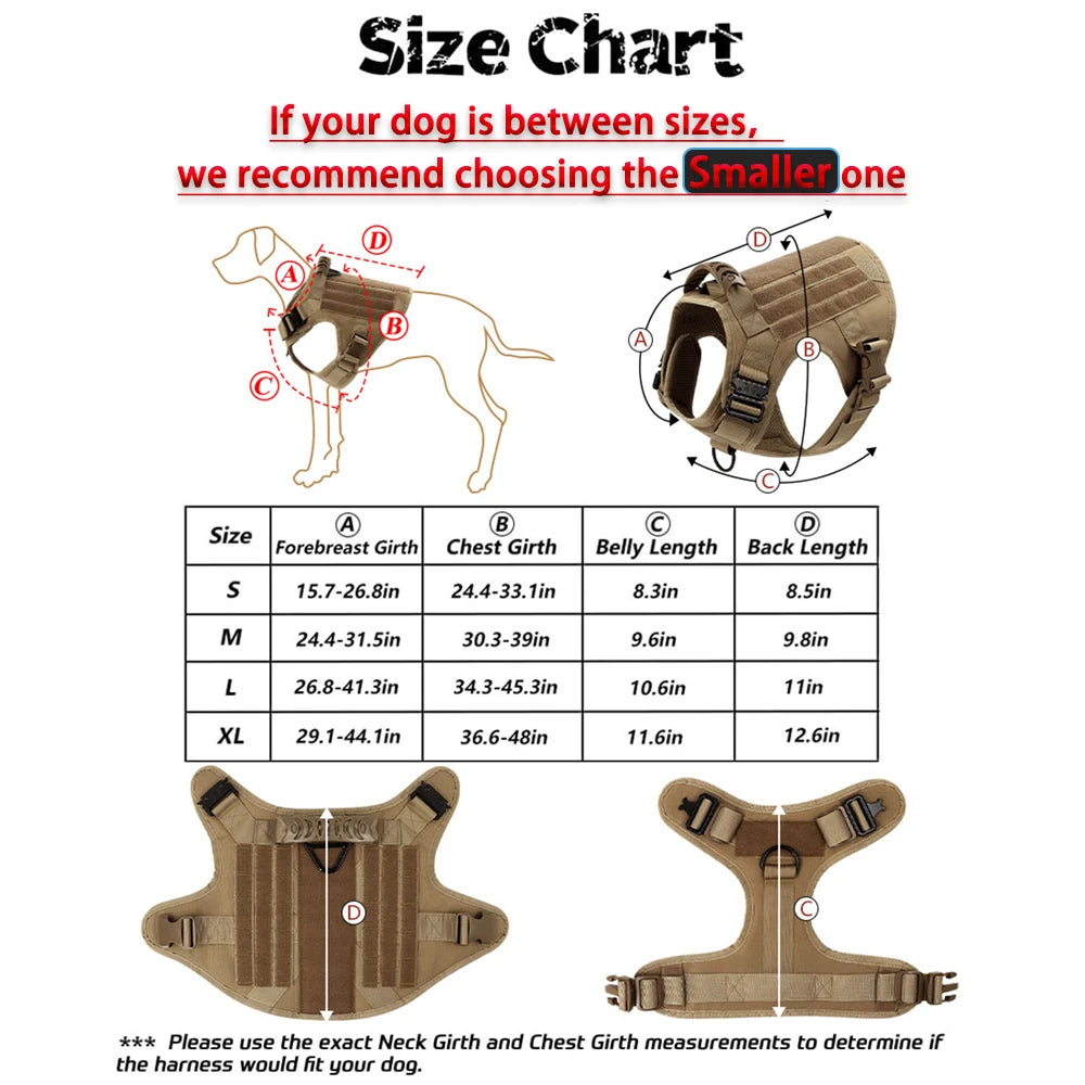 Large/Med Dog Harness And Leash Set