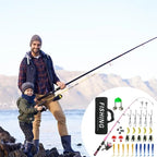Kids Extendable Fishing Rod Set With Carry Bag
