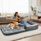 Human-Size Calming Dog Bed Foldable Orthopedic