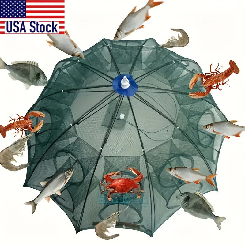 1Pc Six-Hole Hexagonal Portable Fishing Net 1Pc Six-Hole Hexagonal Portable Fishing Net