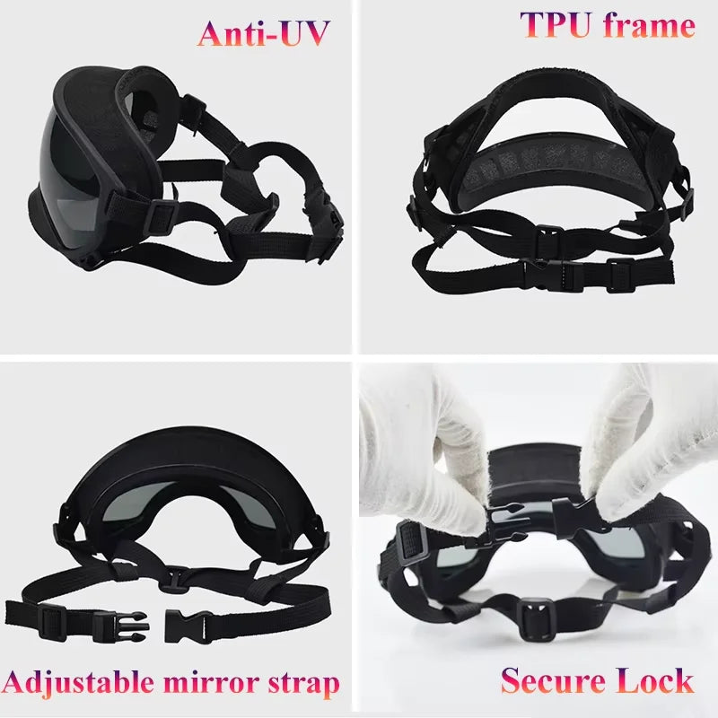 Dog Goggles Anti-UV Sun Eyewear Protection