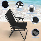 Heavy Duty Folding  Chair 

Portable Camping Lawn Chairs for Picnic TravelBeach