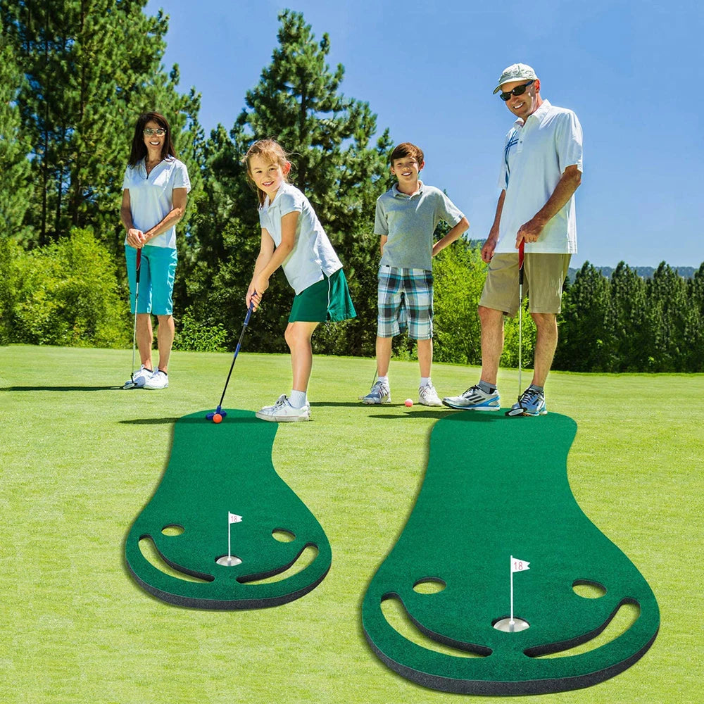 Putting Green Mats Set for Golf Putting