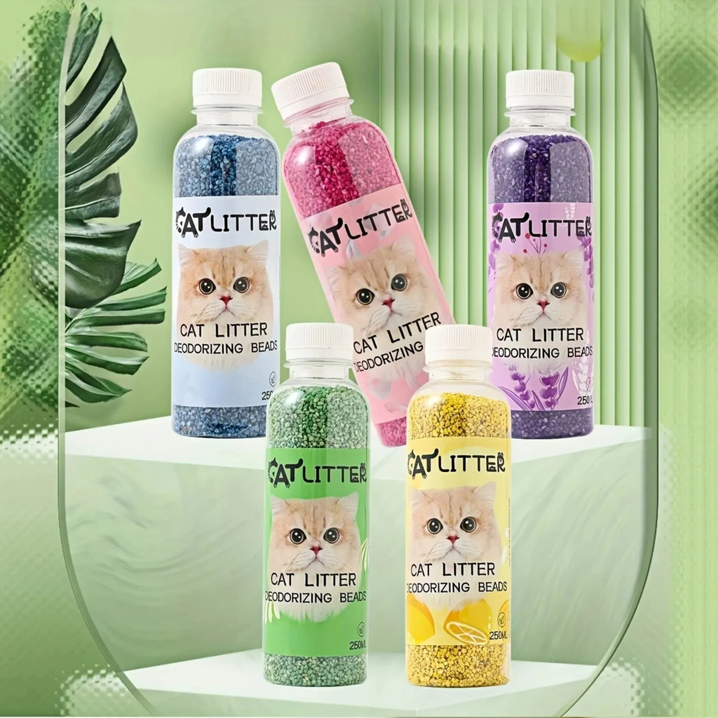 Cat Litter Deodorizing Beads  Remove Odors.