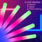 110pcs LED Foam Glow Sticks Glow Party Supply
