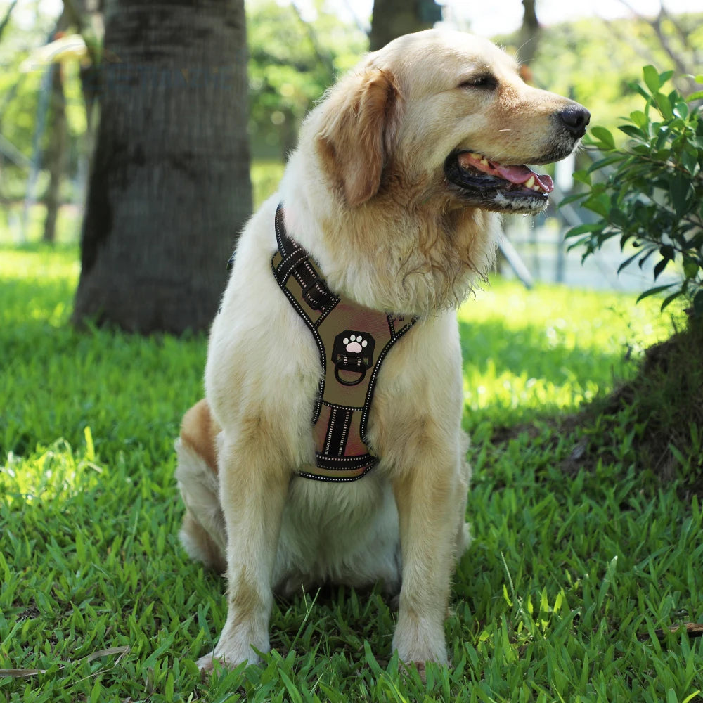 Dog Harness Adjustable Reflective Vest Easy Control