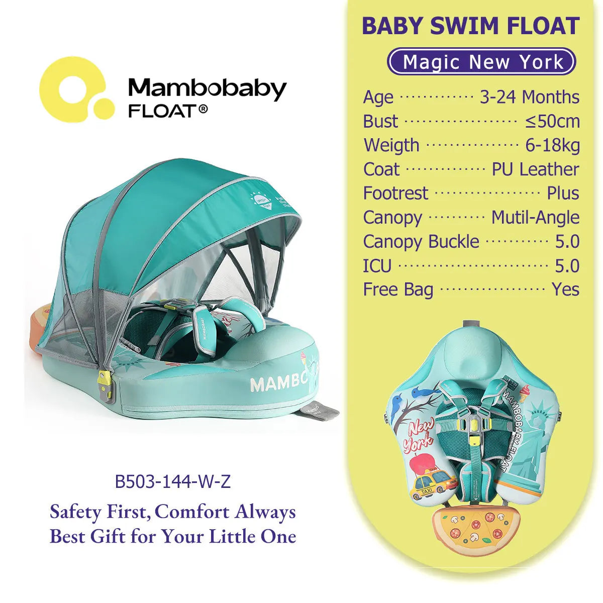 Float Infant With Parasol Beach Toys