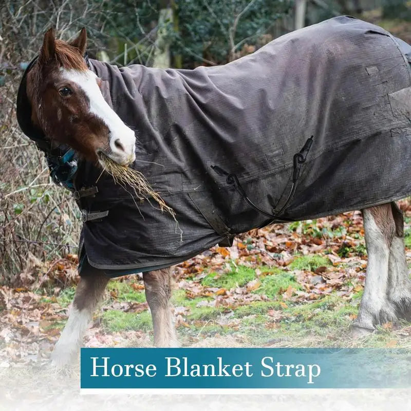 Horse Blanket Straps Adjustable Elastic Tail Strap