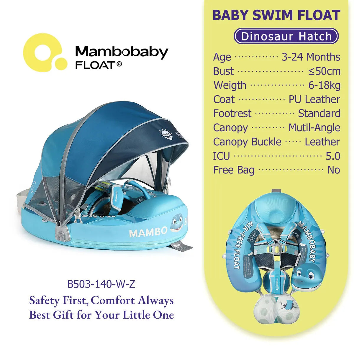 Float Infant With Parasol Beach Toys