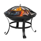 Curved Feet Iron Brazier Wood Burning Fire Pit
