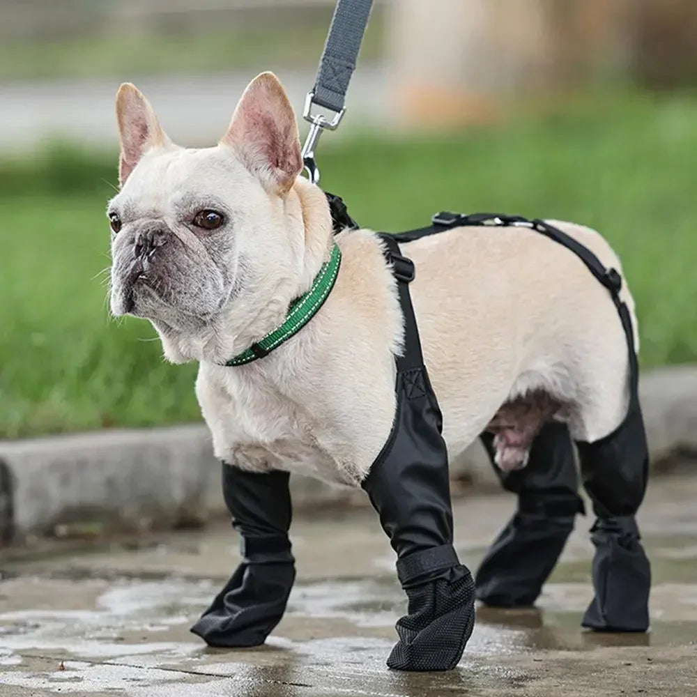 Waterproof Dog Shoes Adjustable Pet Paws Protector