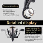 1 Piece Two-Hand Rotating Fishing Reel, , 5.2:1 Gear Ratio