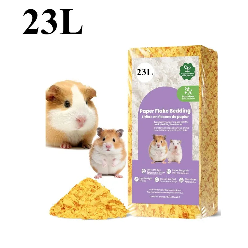 23L/50L Paper Small Pet Bedding Hamster Rabbits Guinea Pigs