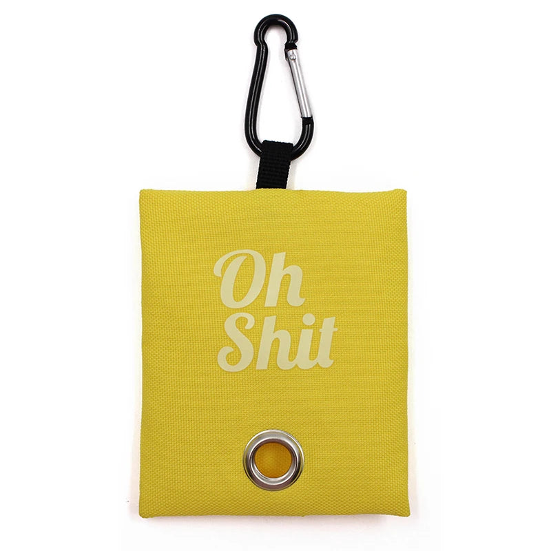 Canvas Poop Bag Dispenser Portable