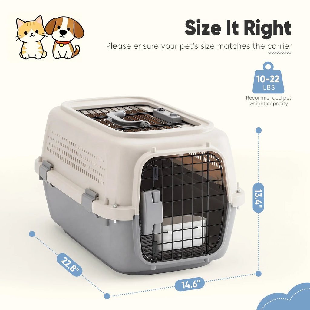 23Inch Pet Carrier for Small Dogs Cats