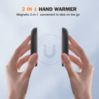 Magnetic Hand Warmers 2 Pack Rechargeable  Instant Heating