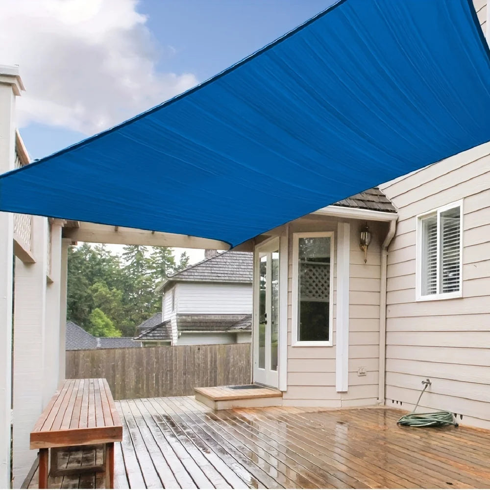 Breathable Outdoor Sunshade Net with a Woven Structure