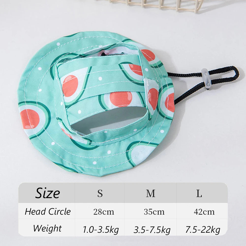 Summer Cat Dog Sunscreen Hat
