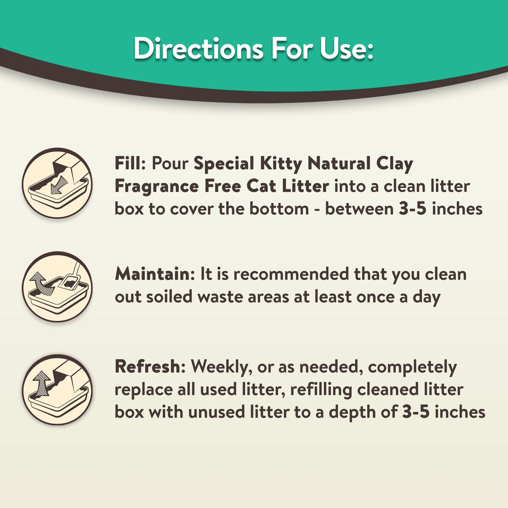 4 pack Clumping Clay Cat Litter