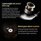 1 Piece Two-Hand Rotating Fishing Reel, , 5.2:1 Gear Ratio
