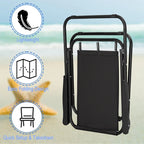 Heavy Duty Folding  Chair 

Portable Camping Lawn Chairs for Picnic TravelBeach