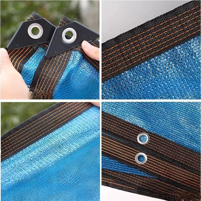 Breathable Outdoor Sunshade Net with a Woven Structure