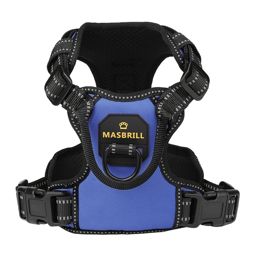 Dog Harness Adjustable Reflective Vest Easy Control