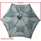 1Pc Six-Hole Hexagonal Portable Fishing Net