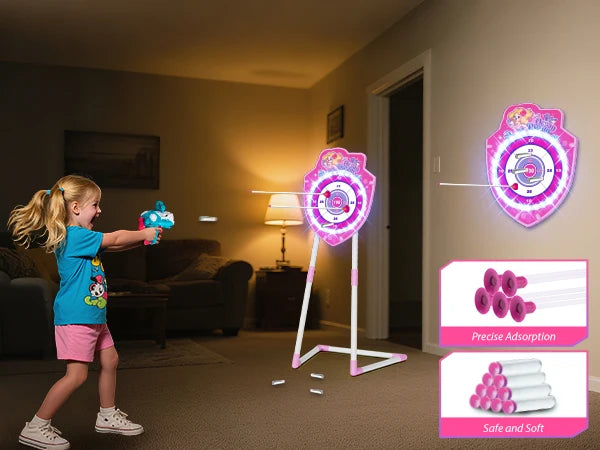 Night-Light Bow Arrow Guns Toy For Girls