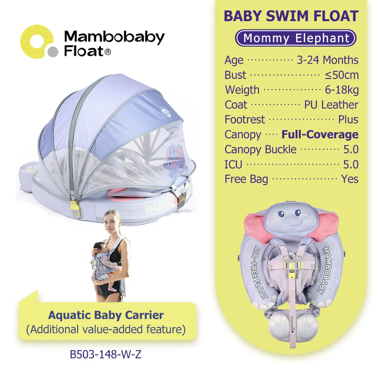 Float Infant With Parasol Beach Toys
