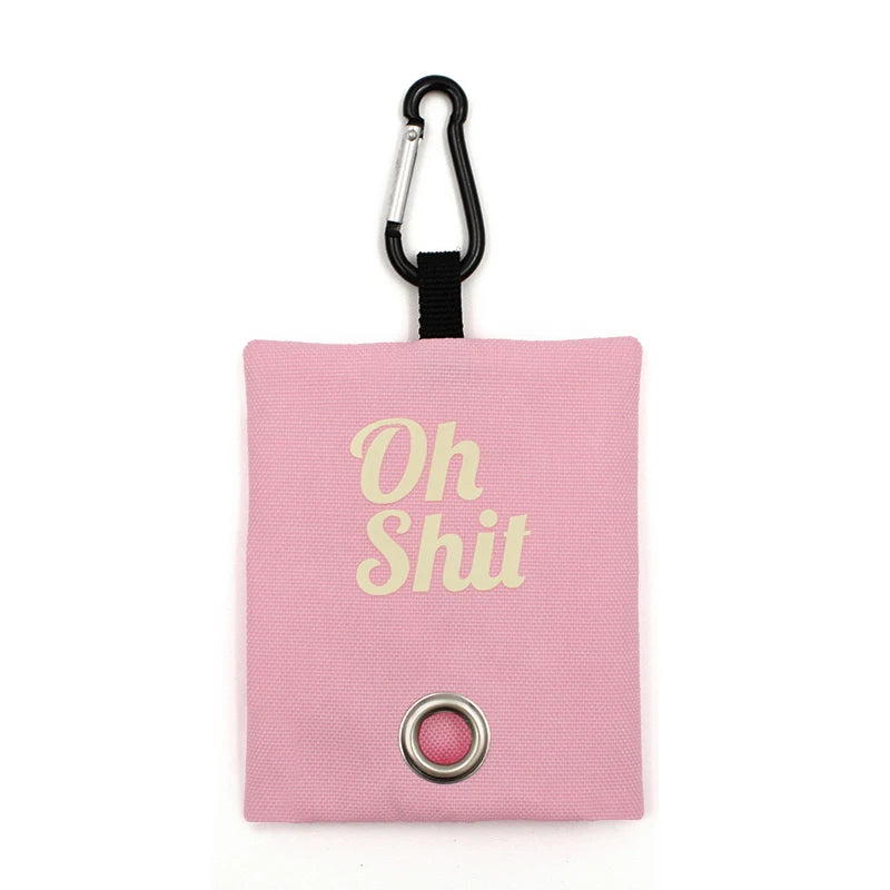 Canvas Poop Bag Dispenser Portable