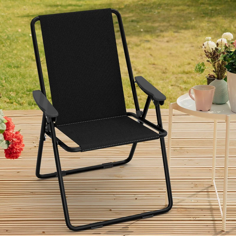 Heavy Duty Folding  Chair 

Portable Camping Lawn Chairs for Picnic TravelBeach