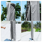 Patio Umbrella Cover Waterproof With Rod & Pull Ring