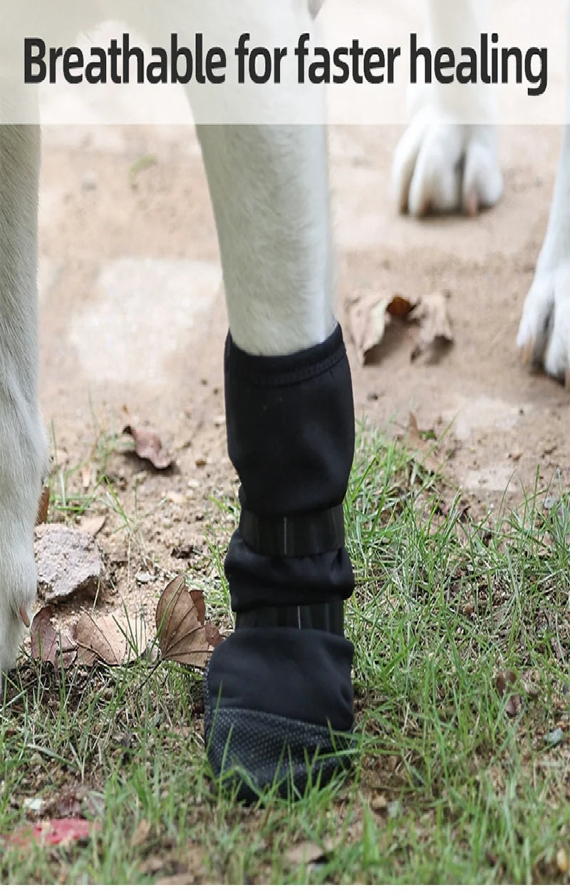 (one) Pet Dog Shoes Outdoor Waterproof Injury Protection Cover