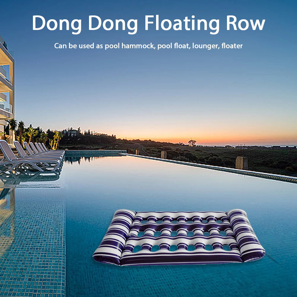 Inflatable Floating Mattress Sea Hammock Foldable Lounger