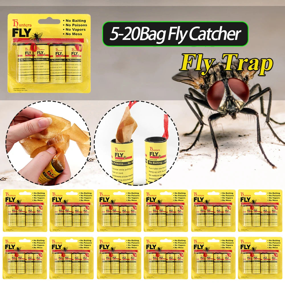 Disposable Fly Trap Stick Paper Strip Pest Control