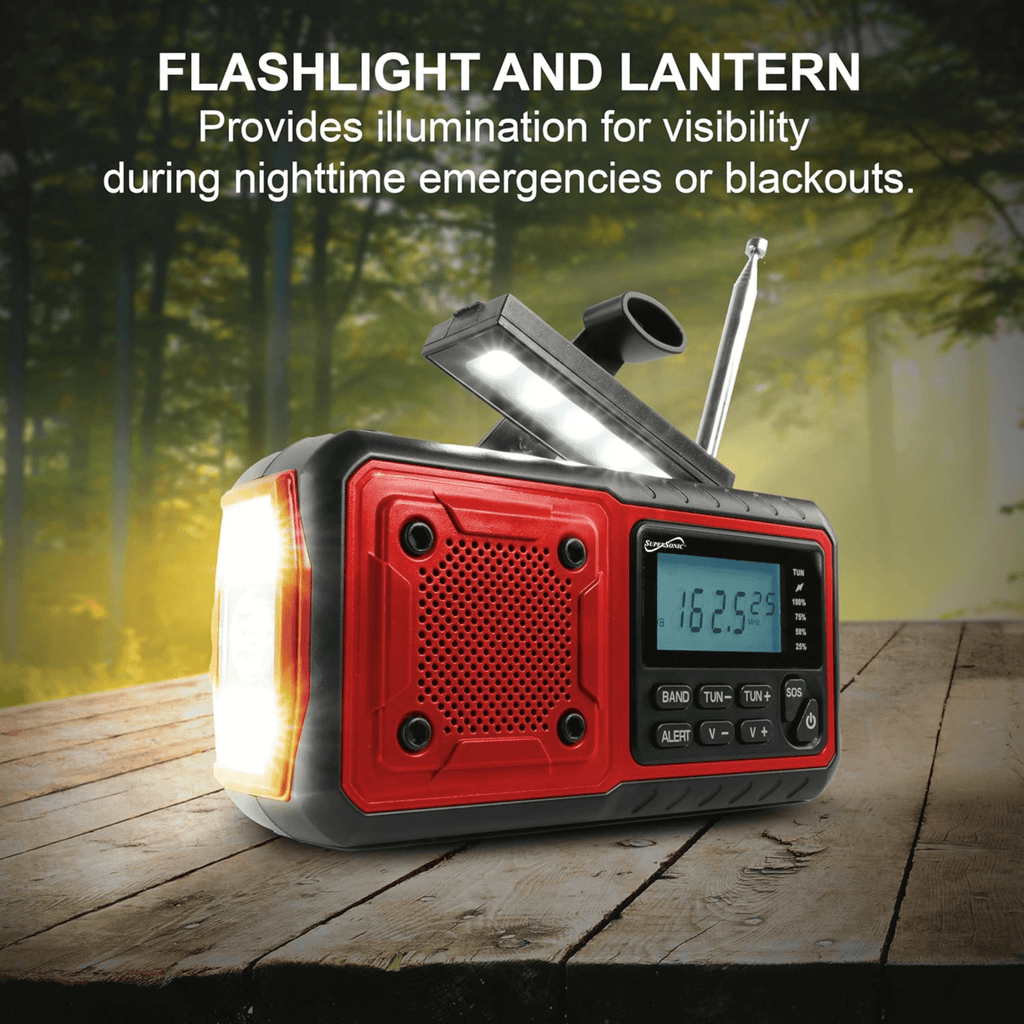 Multi-Powered Emergency Radio with NOAA