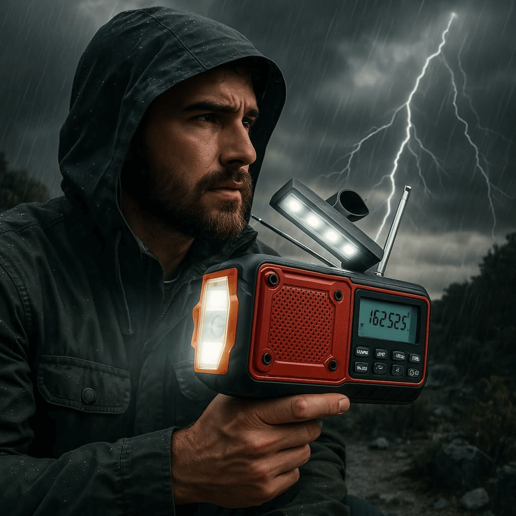 Multi-Powered Emergency Radio with NOAA